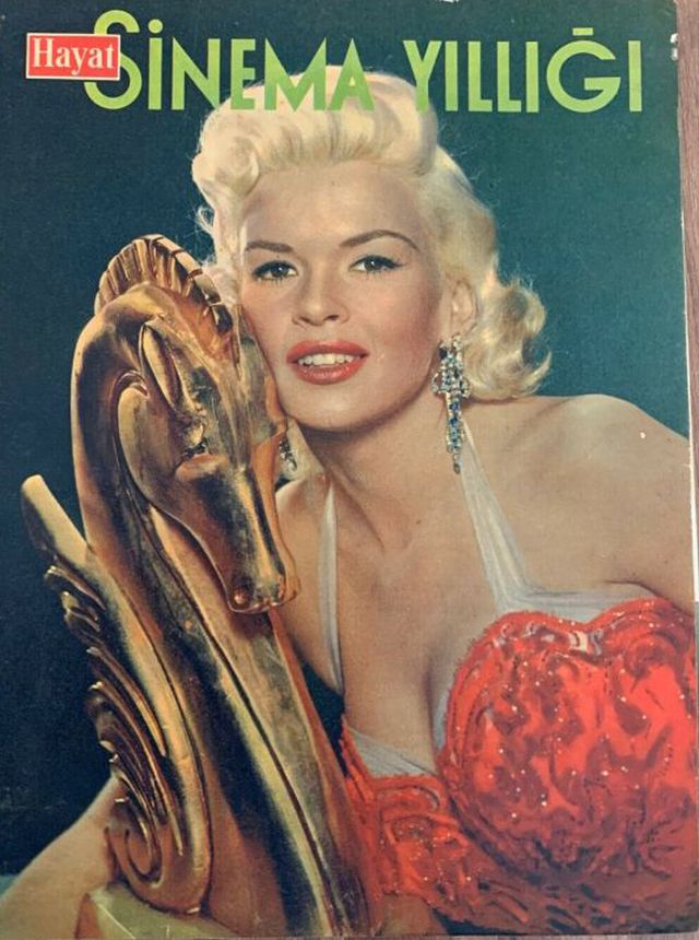 HAYAT SINEMA YILLIGI magazine side cover  February 1958