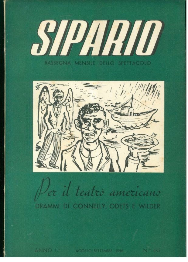 SIPARIO magazine side cover Issue 4/5 August/September 1946