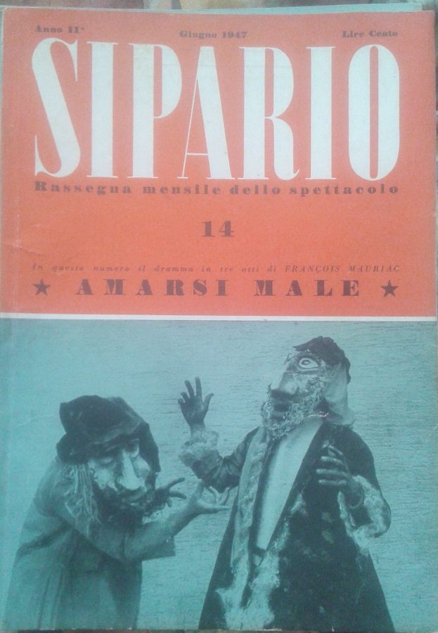 SIPARIO magazine side cover Issue 14 June 1947