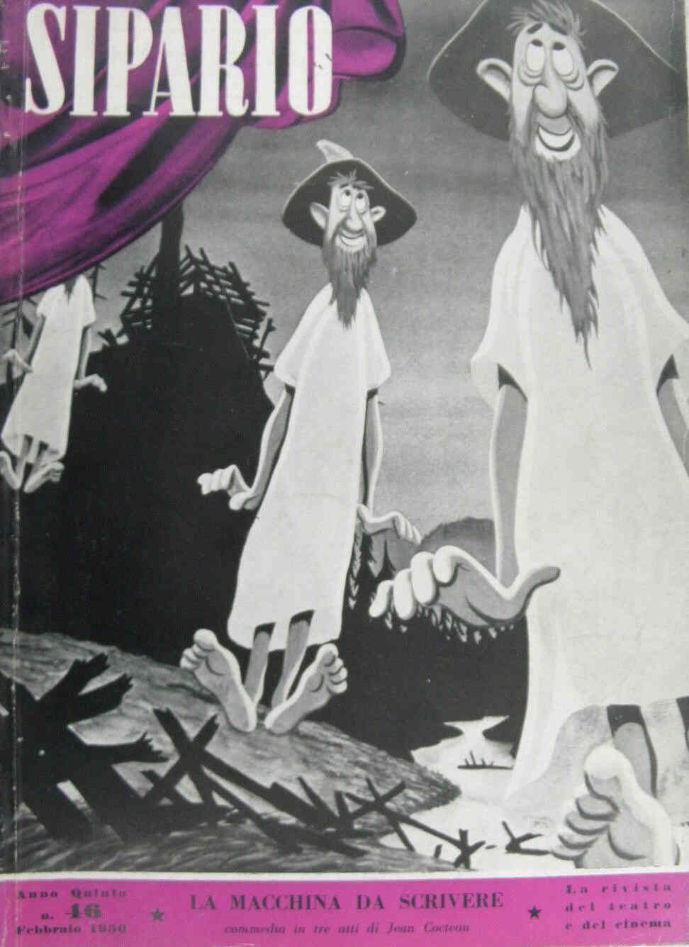 SIPARIO magazine side cover Issue 46 February 1950
