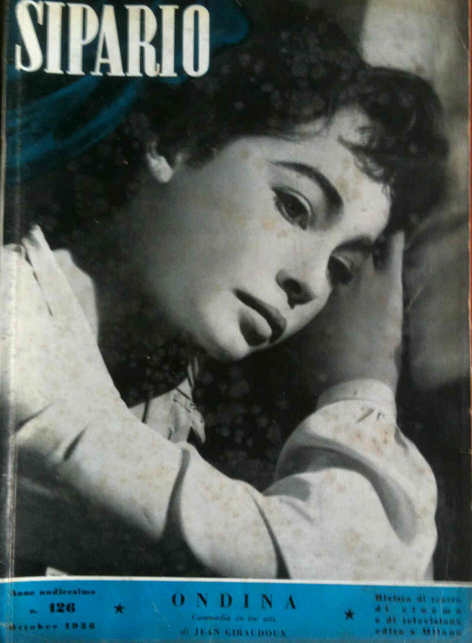 SIPARIO magazine side cover Issue 126 October 1956