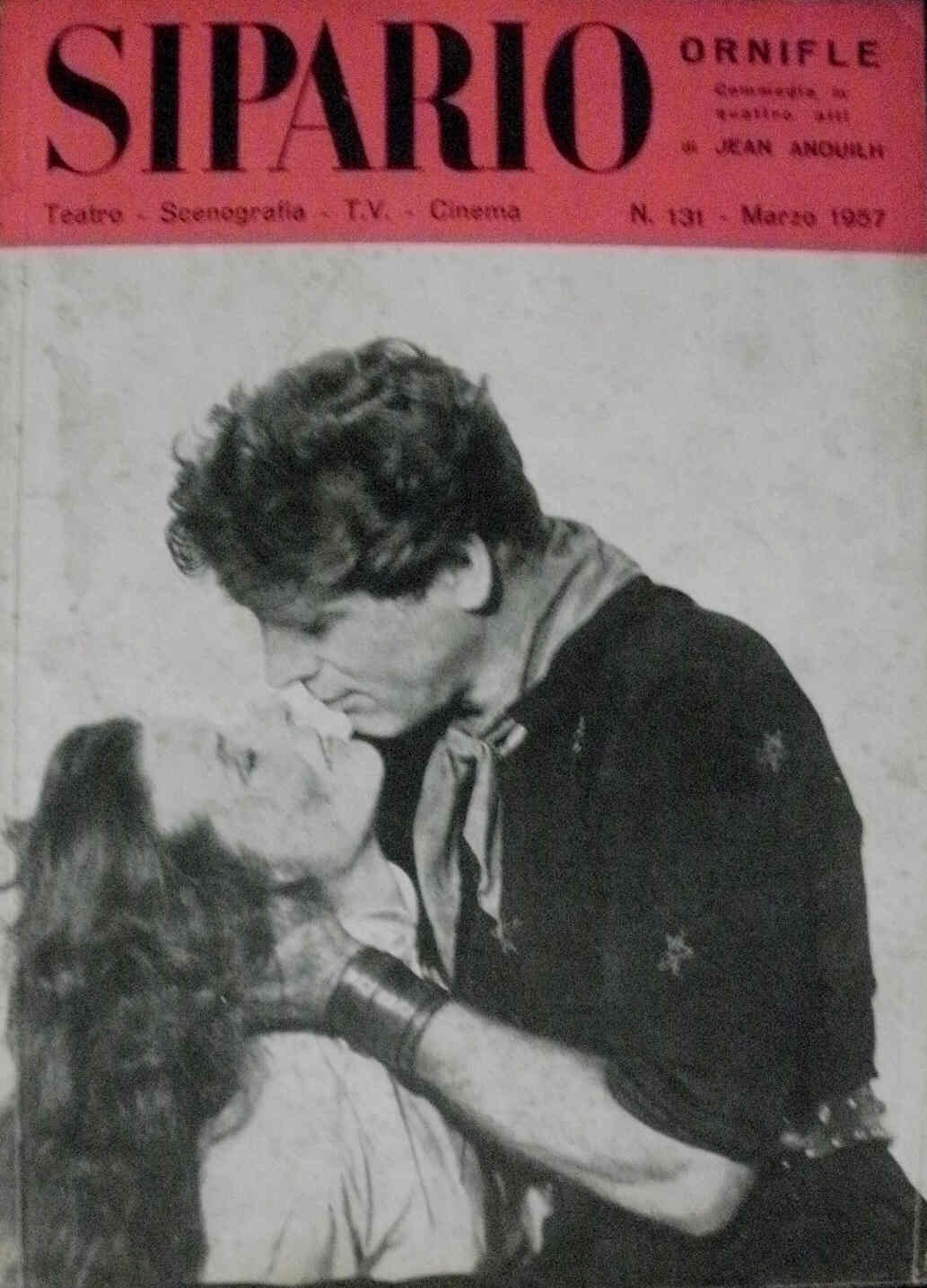 SIPARIO magazine side cover Issue 131 March 1957