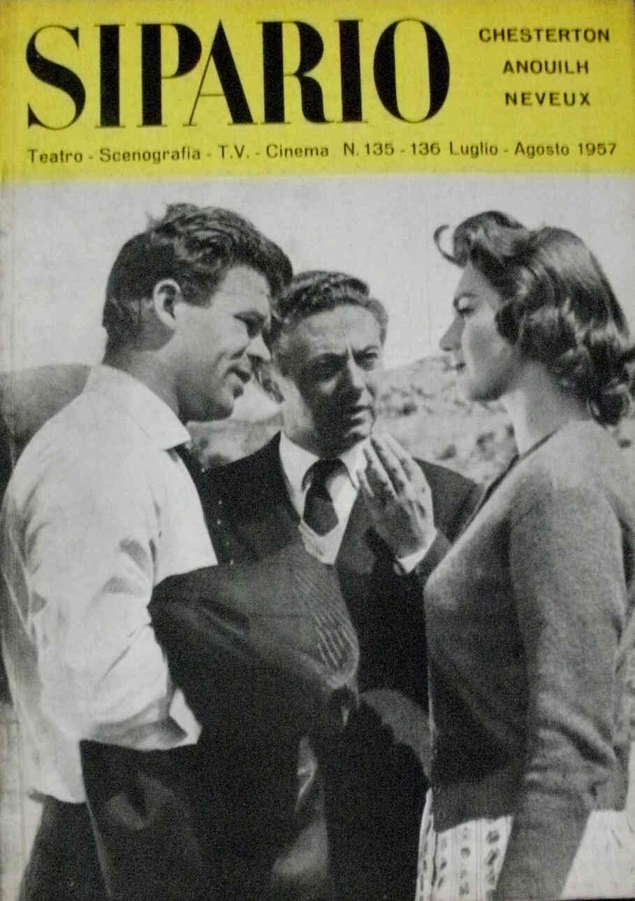 SIPARIO magazine side cover Issue 135/136 June/July 1957