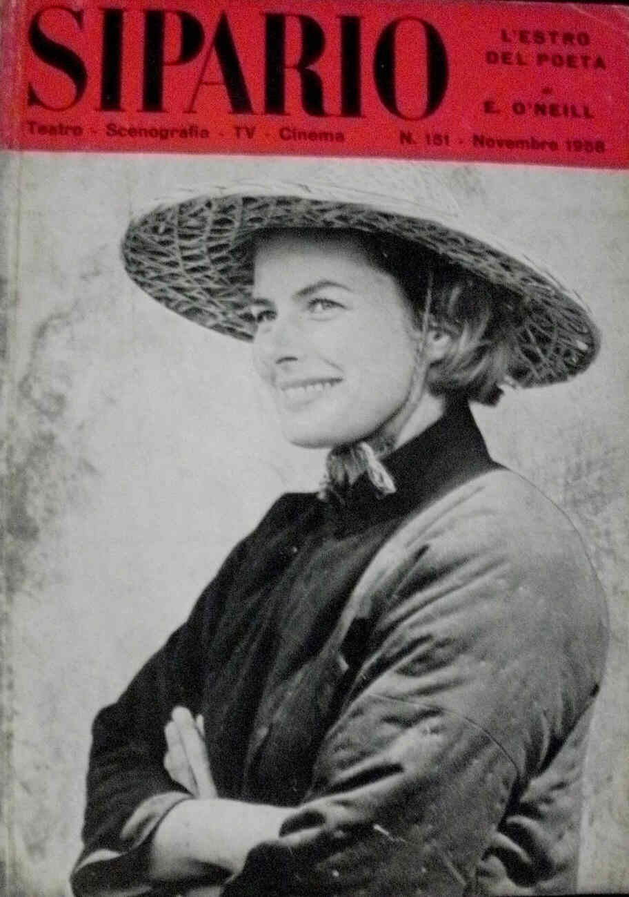 SIPARIO magazine side cover Issue 151 November 1958