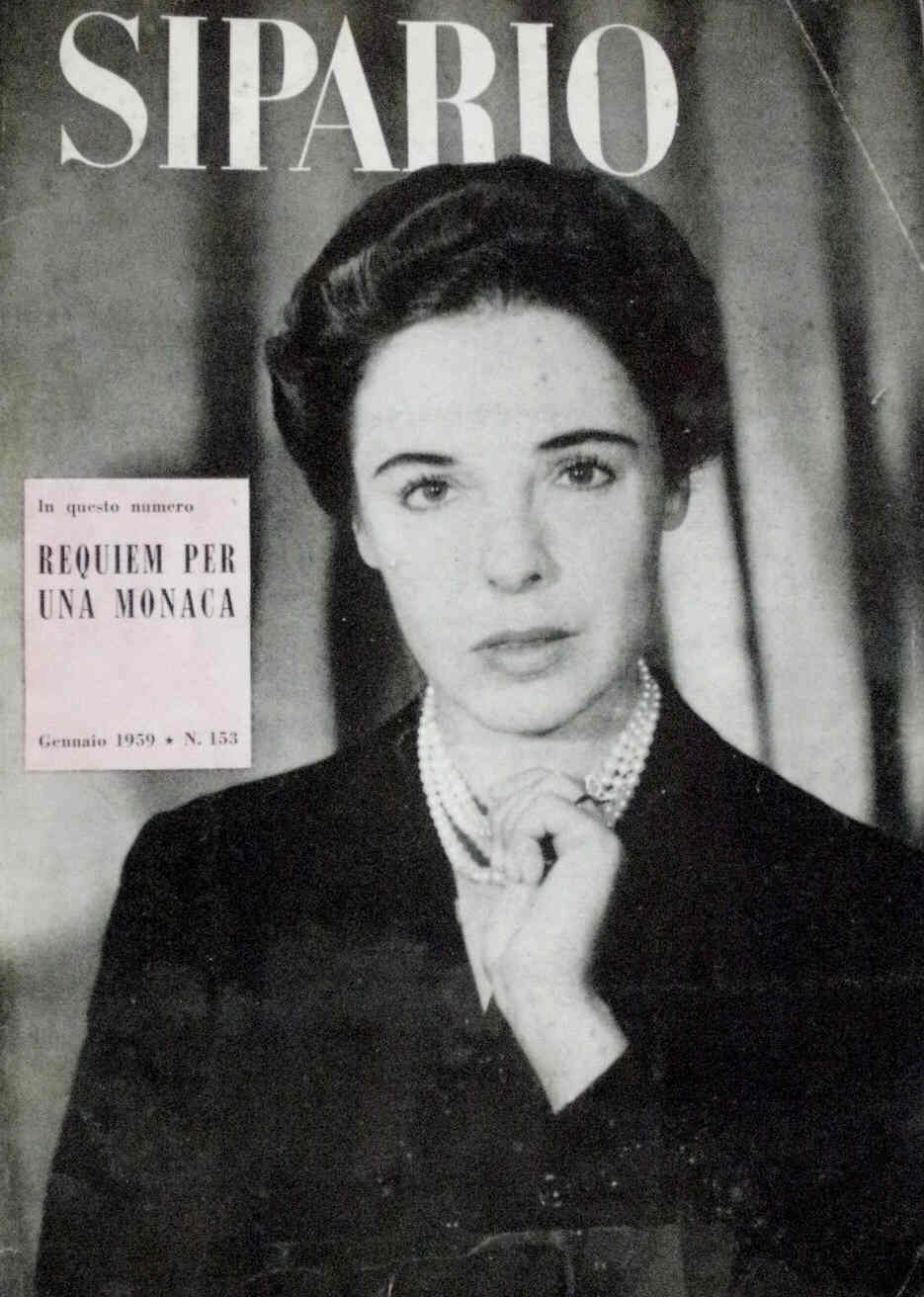 SIPARIO magazine side cover Issue 153 January 1959