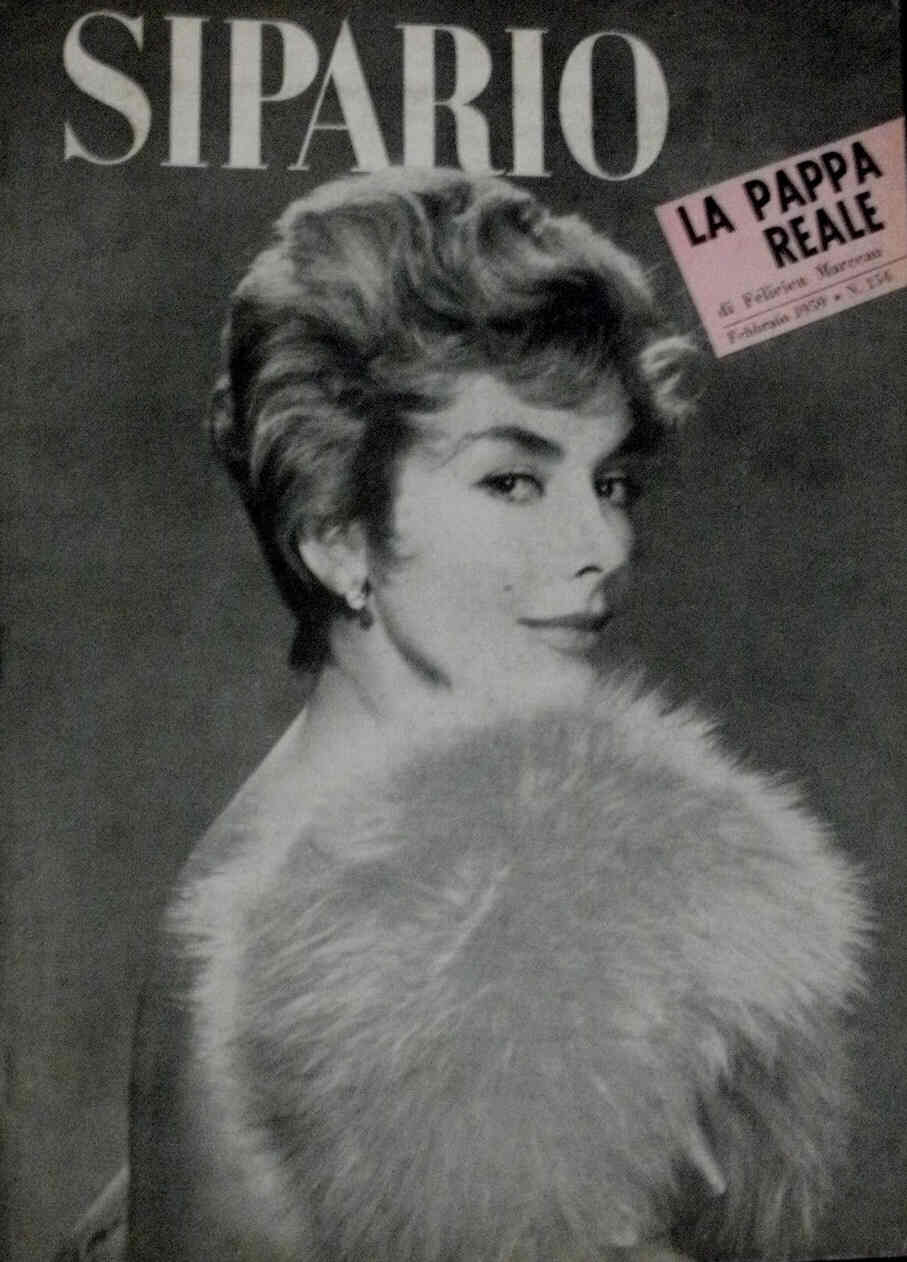 SIPARIO magazine side cover Issue 154 February 1959