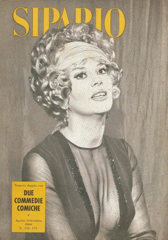 SIPARIO magazine side cover Issue 172/173 August/September 1960