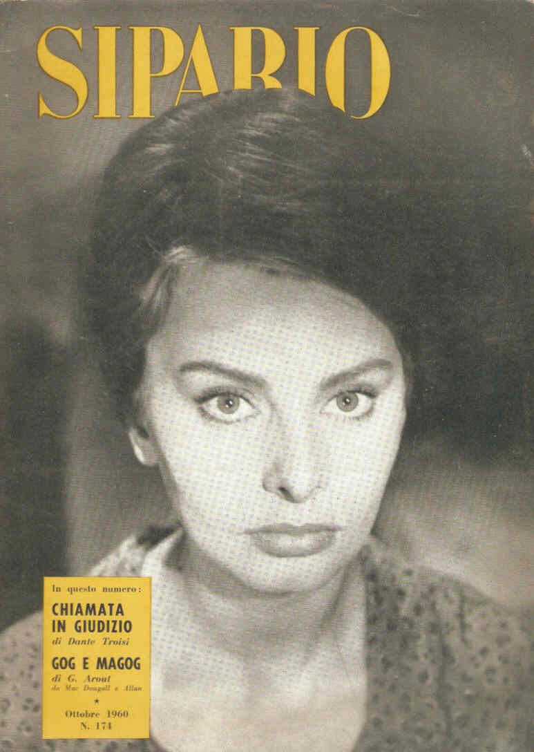 SIPARIO magazine side cover Issue 174 October 1960