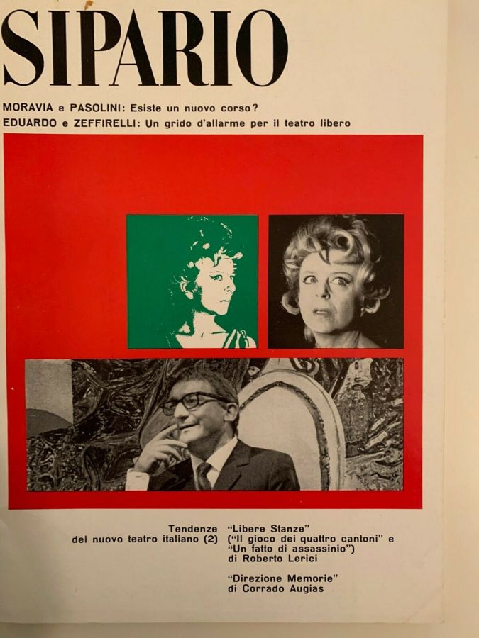 SIPARIO magazine side cover Issue 247 November 1966