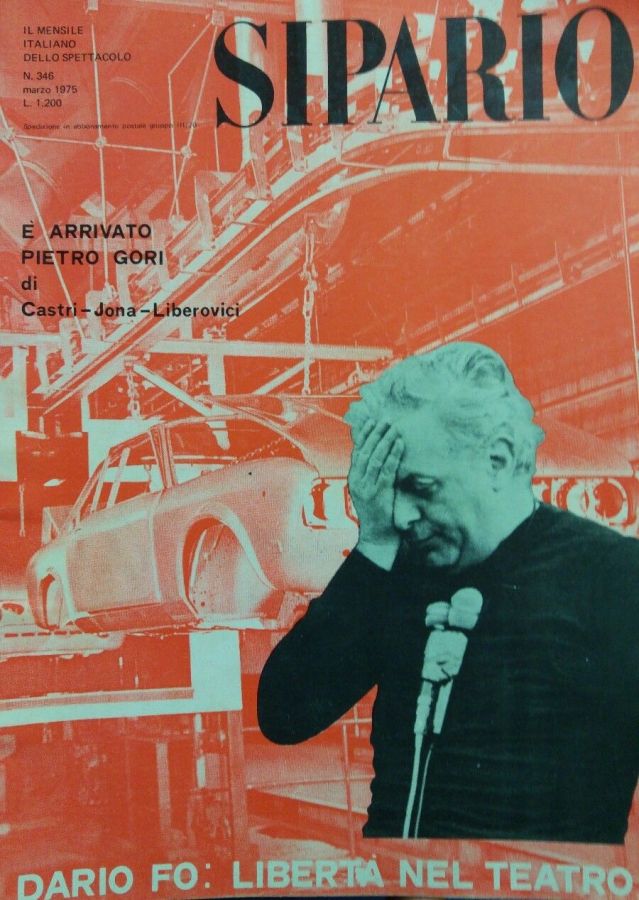 SIPARIO magazine side cover Issue 346 March 1975