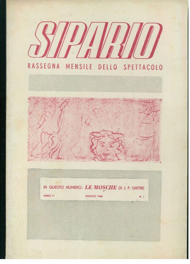 SIPARIO magazine side cover Issue 1  May 1946