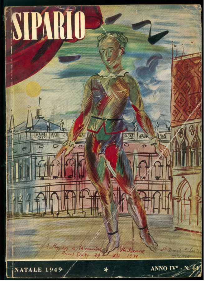 SIPARIO magazine side cover Issue 44  December 1949