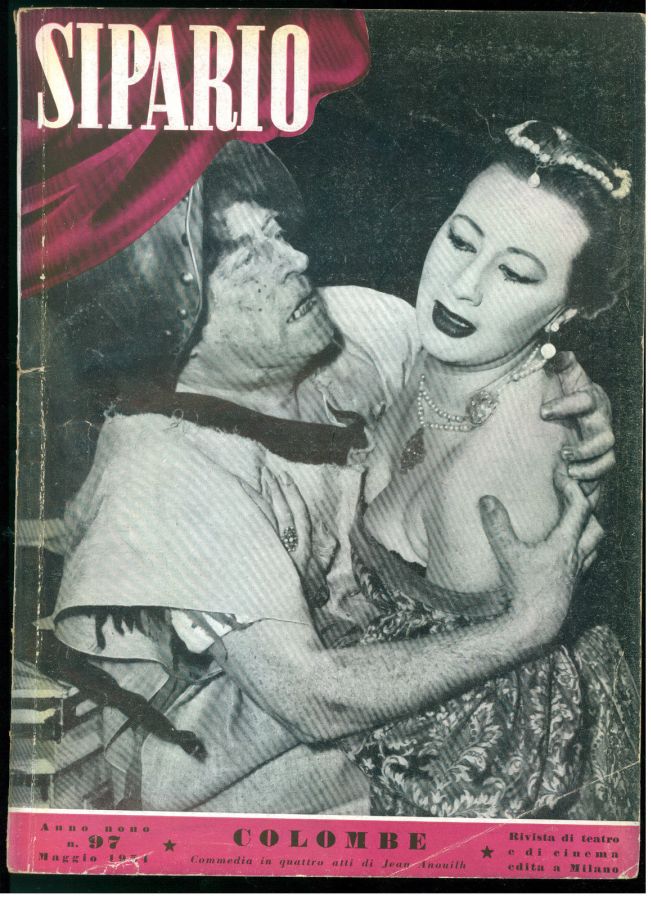 SIPARIO magazine side cover Issue 97 May 1954