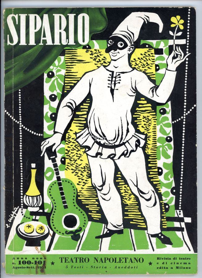 SIPARIO magazine side cover Issue 100-1  August/September 1954