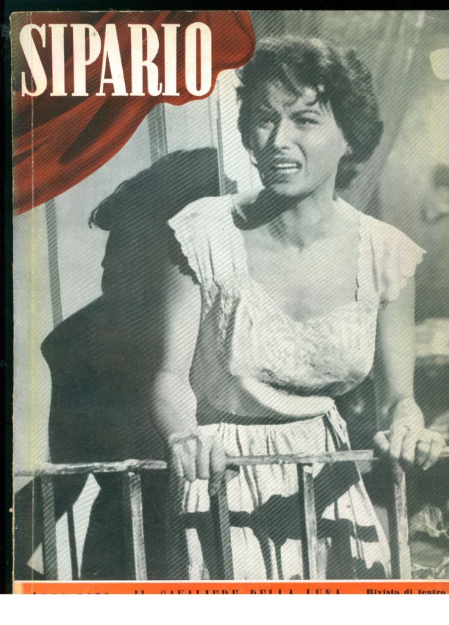 SIPARIO magazine side cover Issue 104 December 1954