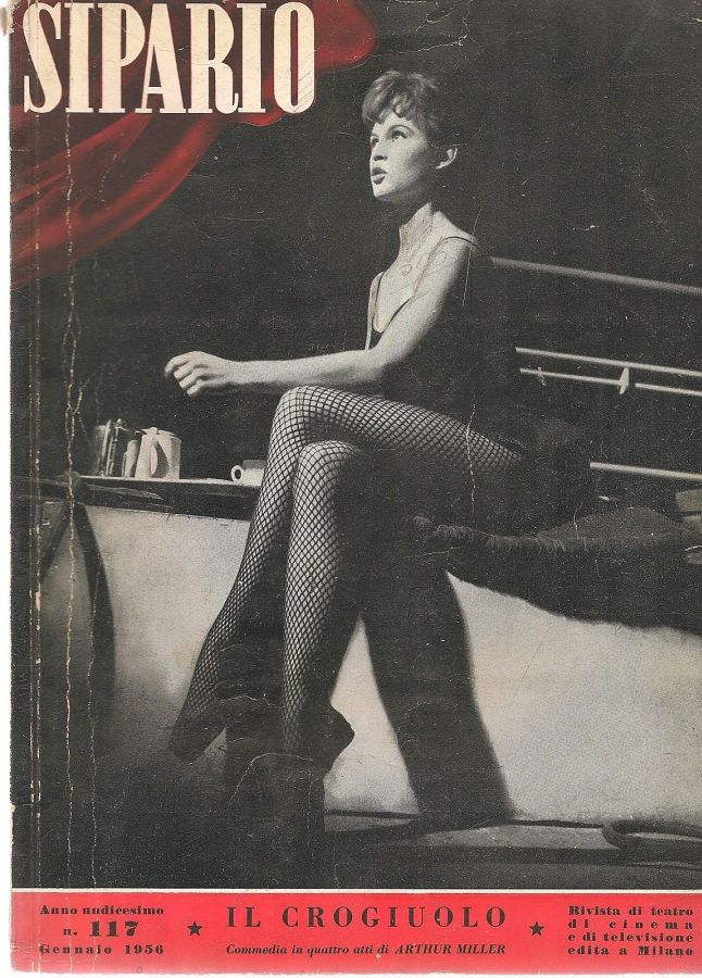 SIPARIO magazine side cover Issue 117 January 1956