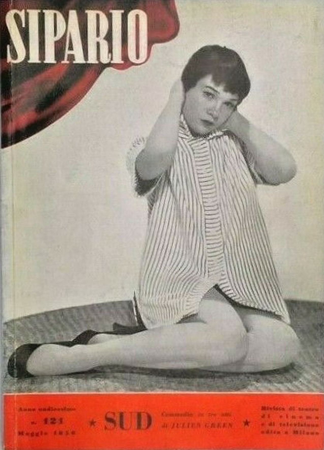 SIPARIO magazine side cover Issue 121 May 1956