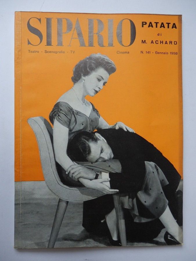 SIPARIO magazine side cover Issue 141  January 1958