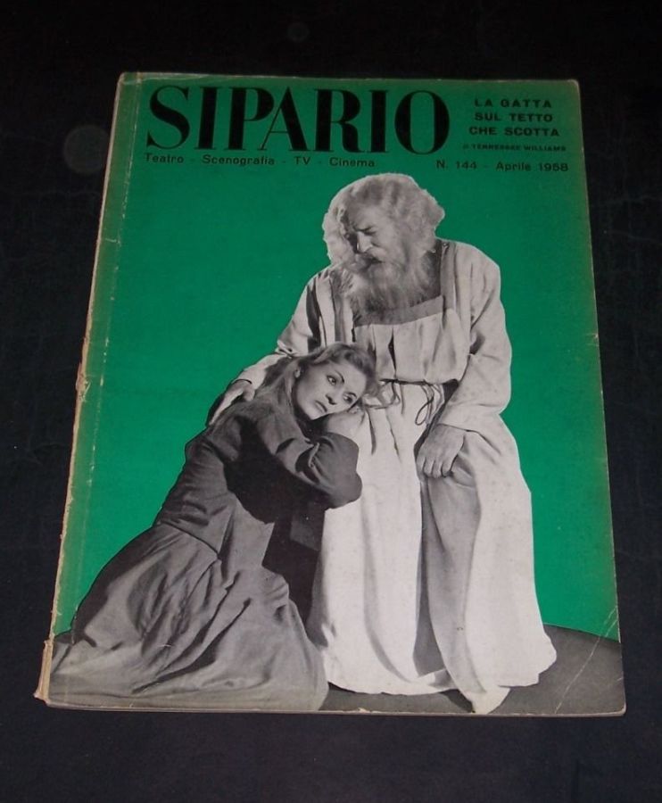 SIPARIO magazine side cover Issue 144 April 1958