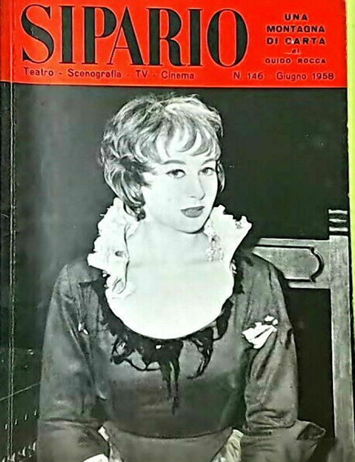 SIPARIO magazine side cover Issue 146  June 1958