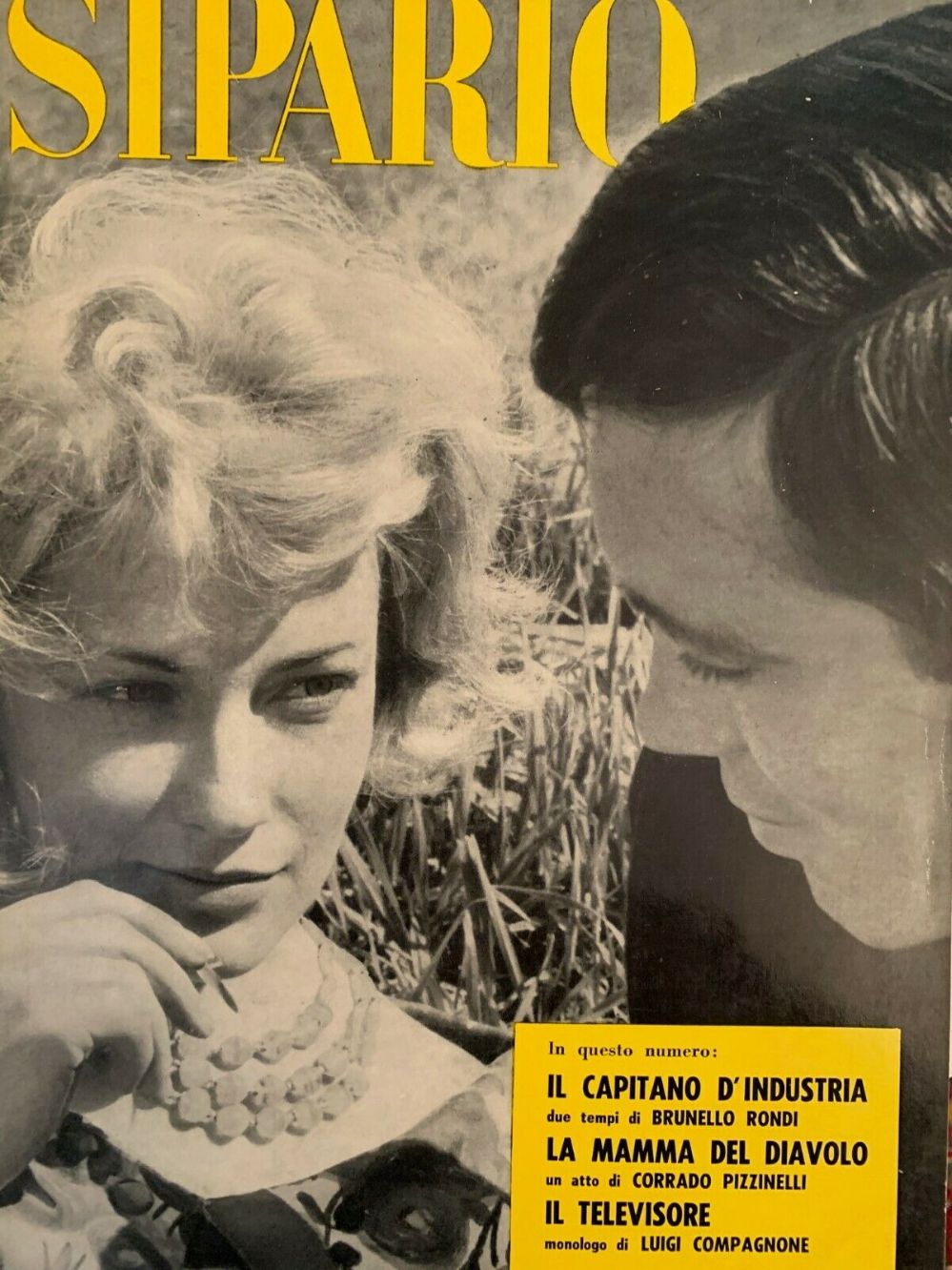 SIPARIO magazine side cover Issue 181  May 1961