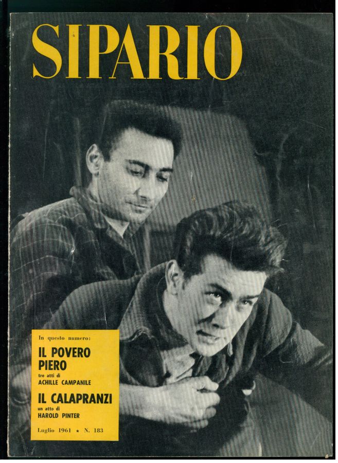 SIPARIO magazine side cover Issue 183 July 1961