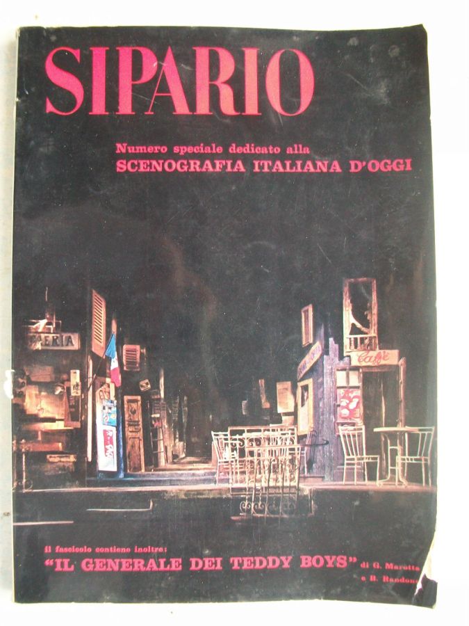 SIPARIO magazine side cover Issue 200  December 1962