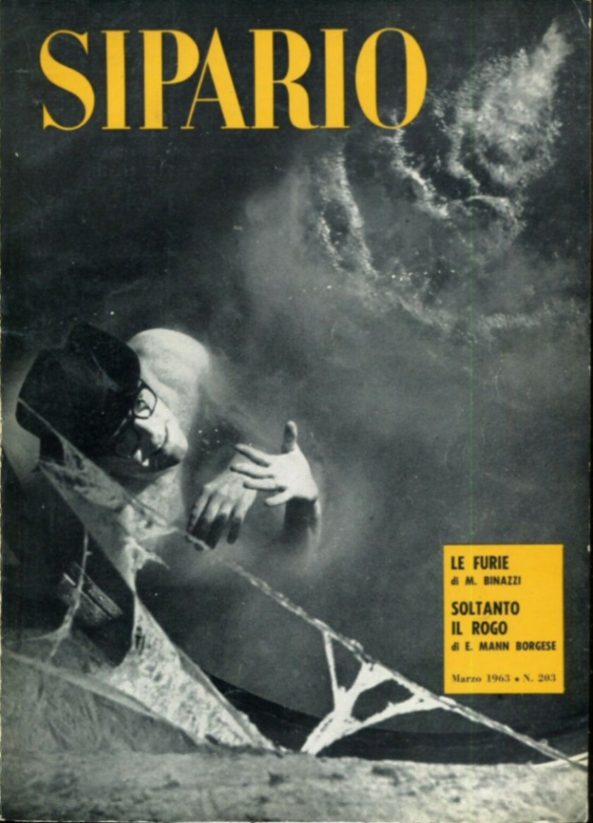 SIPARIO magazine side cover Issue 203  March 1963