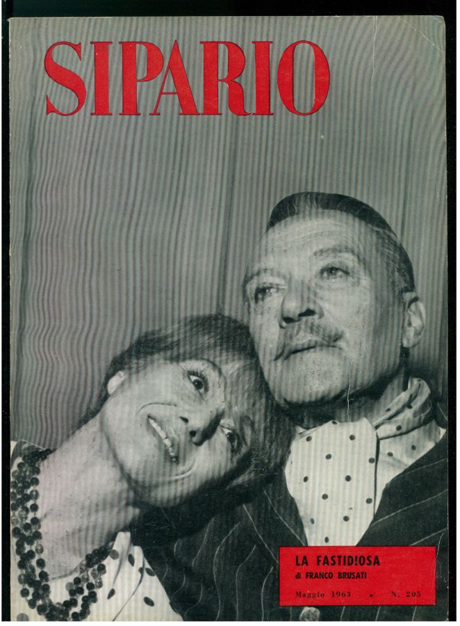 SIPARIO magazine side cover Issue 205  May 1963