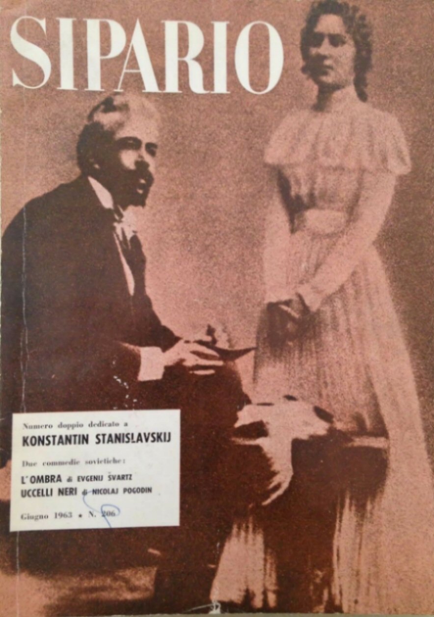 SIPARIO magazine side cover Issue 206  June 1963