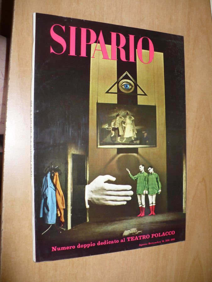 SIPARIO magazine side cover Issue 208-9  August/September 1963
