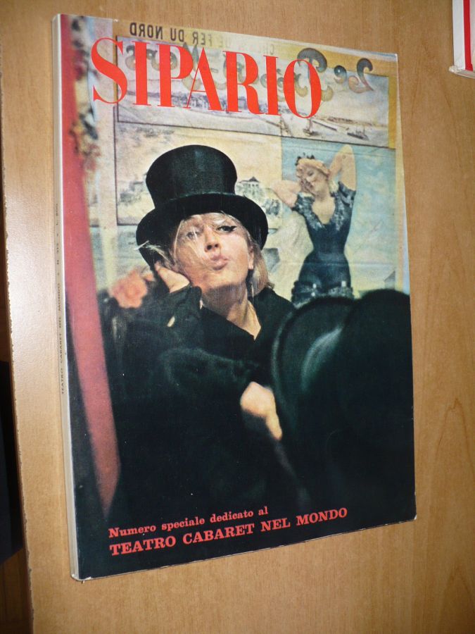 SIPARIO magazine side cover Issue 212  December 1963