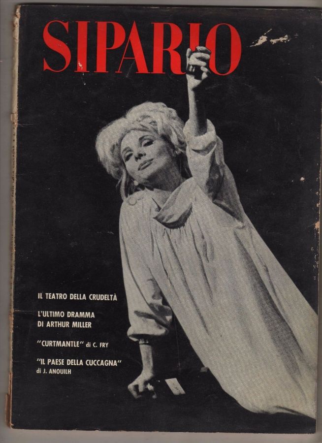 SIPARIO magazine side cover Issue 215  March 1964