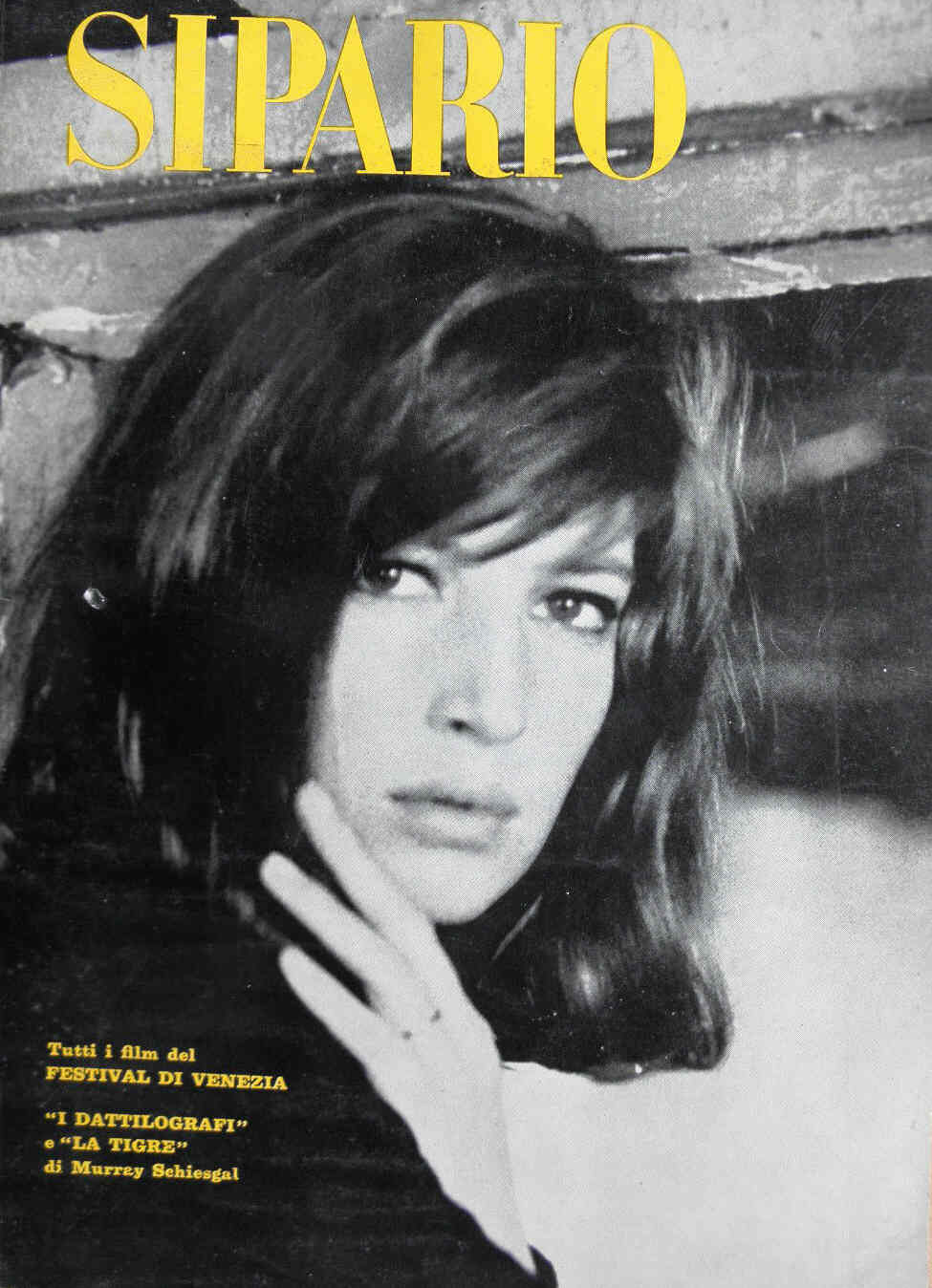 SIPARIO magazine side cover Issue 222 October 1964