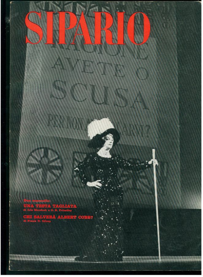 SIPARIO magazine side cover Issue 225  January 1965