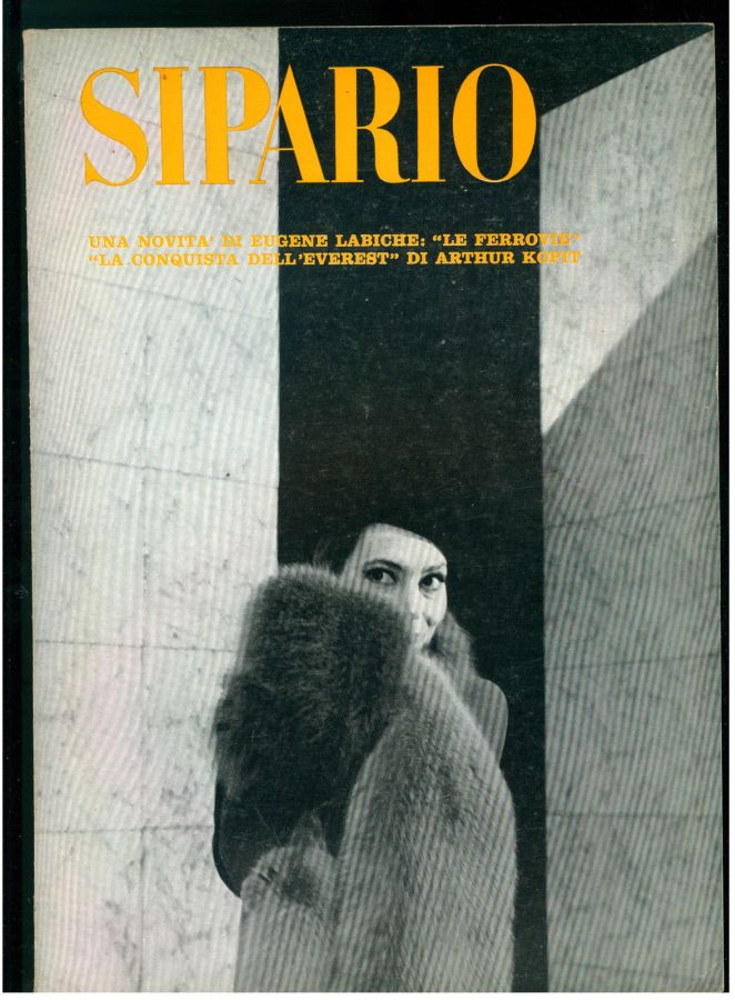 SIPARIO magazine side cover Issue 237 January 1966