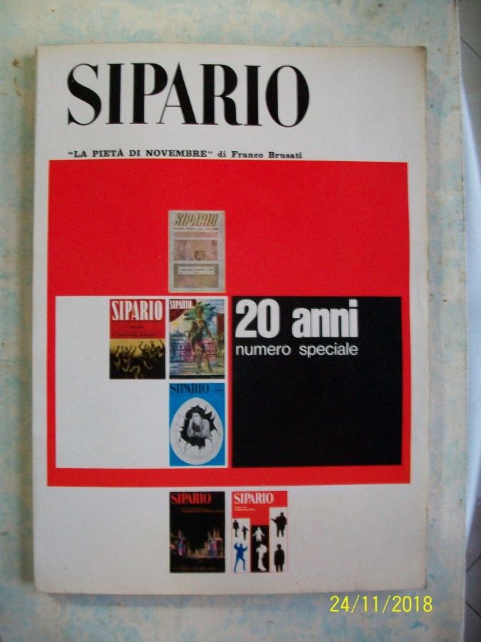 SIPARIO magazine side cover Issue 241  May 1966