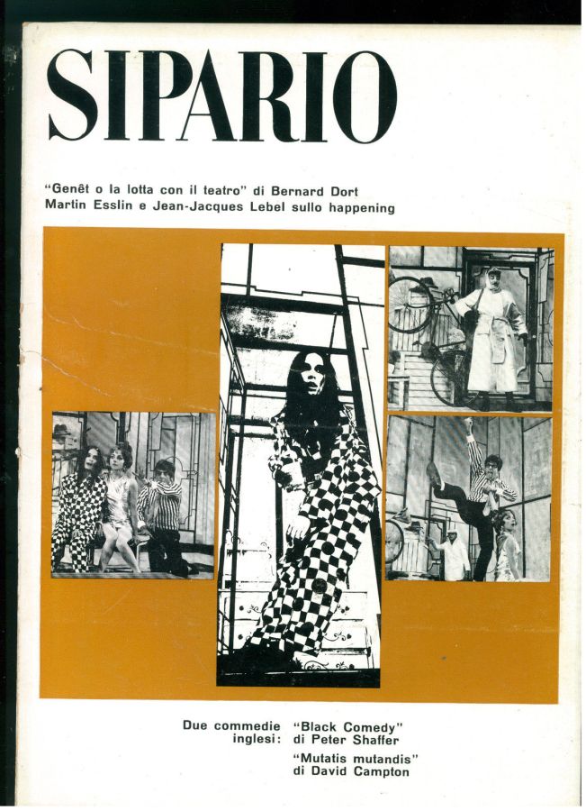 SIPARIO magazine side cover Issue 249  January 1967