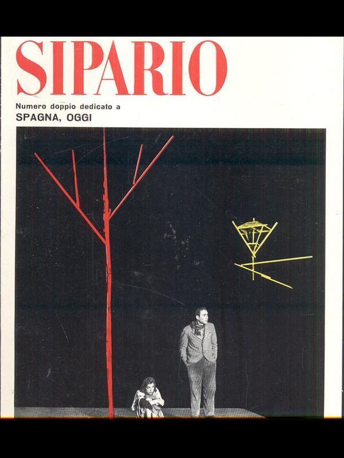SIPARIO magazine side cover Issue 256-7  August/September 1967