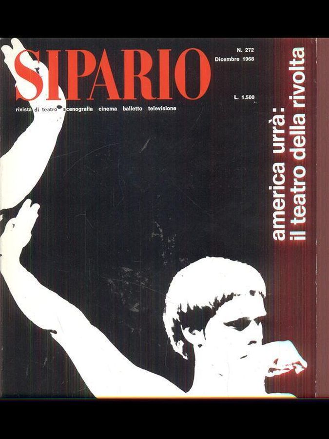 SIPARIO magazine side cover Issue 272  December 1968