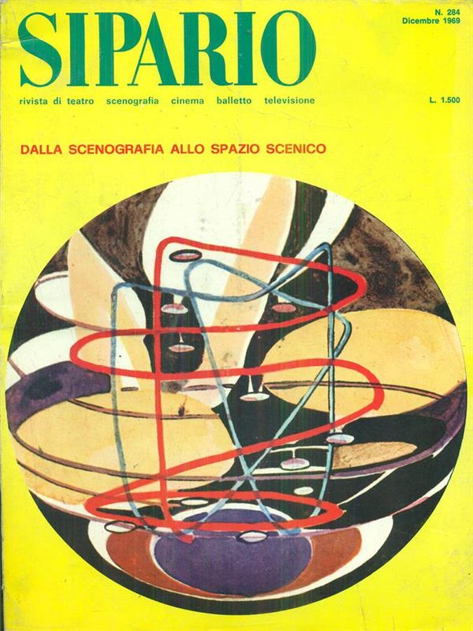 SIPARIO magazine side cover Issue 284  December 1969