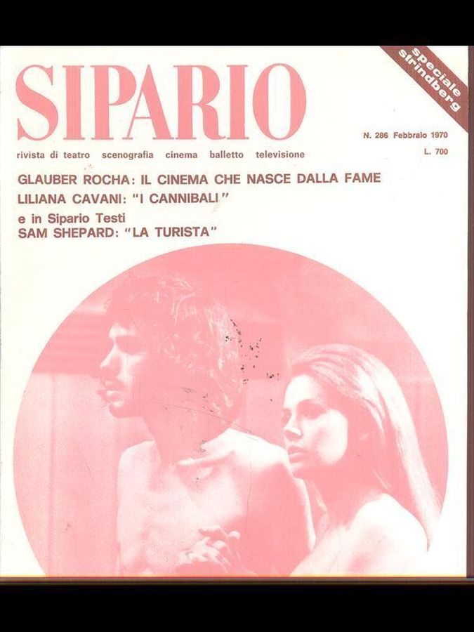 SIPARIO magazine side cover Issue 286  February 1970