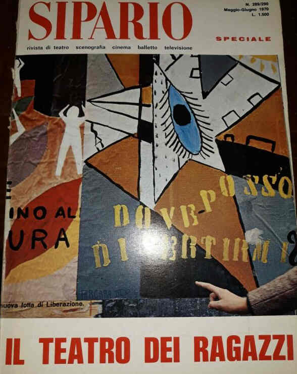 SIPARIO magazine side cover Issue 289-90  May/June 1970