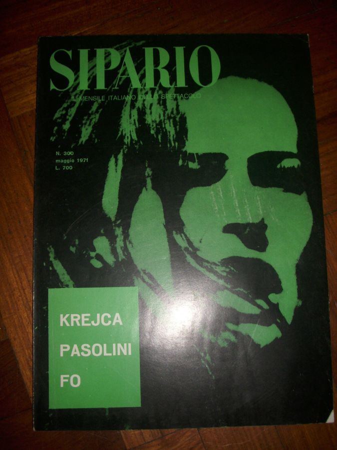 SIPARIO magazine side cover Issue 300  May 1971