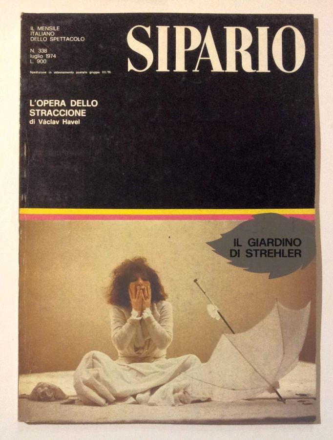 SIPARIO magazine side cover Issue 338  July 1974