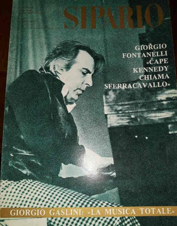 SIPARIO magazine side cover Issue 355  December 1975