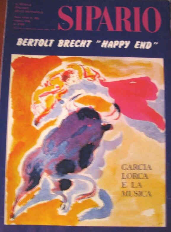 SIPARIO magazine side cover Issue 365  October 1976