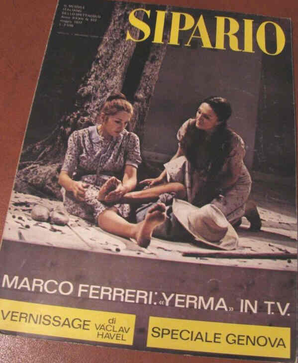 SIPARIO magazine side cover Issue 372  May 1977