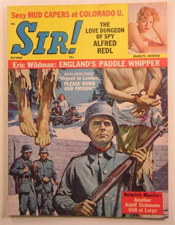 SIR! magazine side cover  Vol 18 # 2 October 1961
