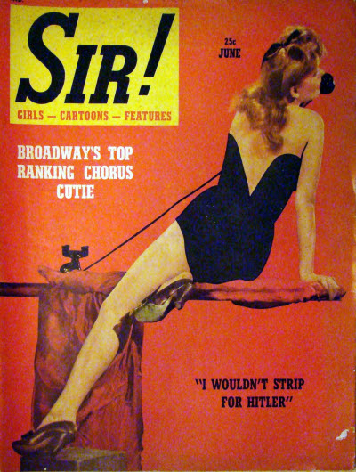 SIR! magazine side cover  Vol 1 No  1  June 1942
